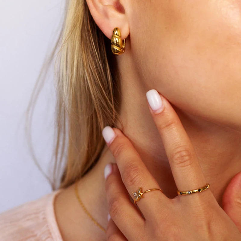 Rectangular Croissant Hoops