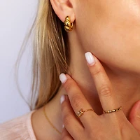 Rectangular Croissant Hoops