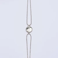 Steel Dual Layer Coin Bracelet