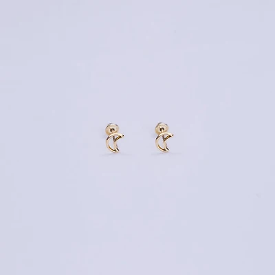 Hollow Moon Studs
