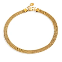 Mesh Flat Choker Necklace