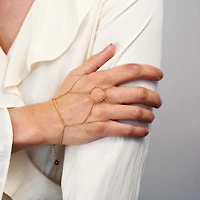 Fun Statement Connected Ring Bracelet