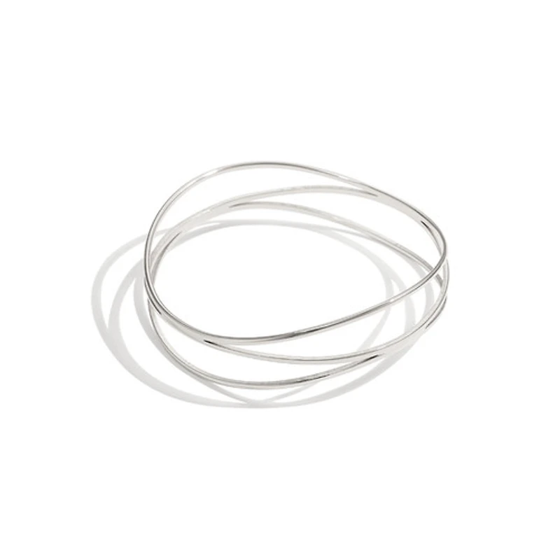 Steel Birdnest Bangle