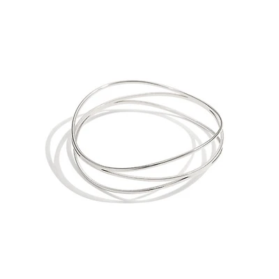 Steel Birdnest Bangle