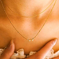 Layered Leafy Necklace