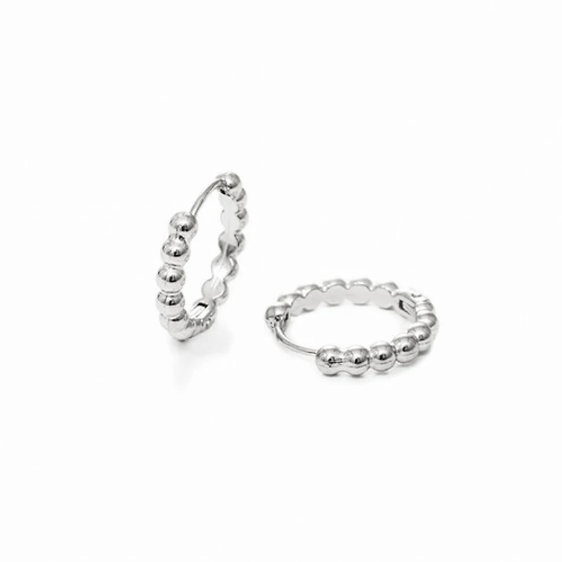 Steel Beaded Hoops