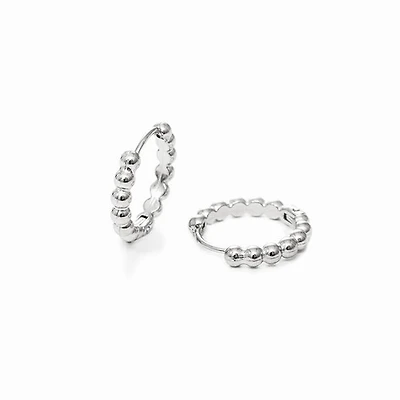 Steel Beaded Hoops