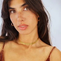 Mesh Flat Choker Necklace