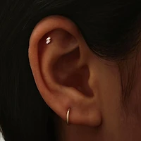 Diamond Baguette Studs