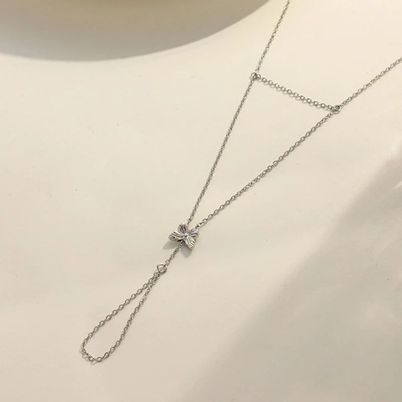 Mini Butterfly Connected Ring Bracelet