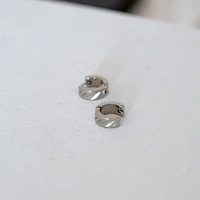 Willow Leaf Patterned Hoops
