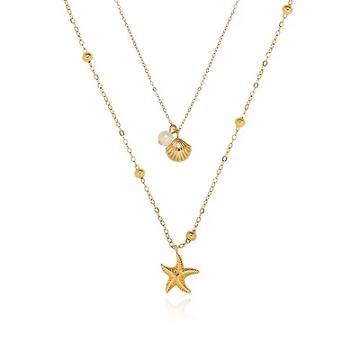 Dual Layer Sea Necklace