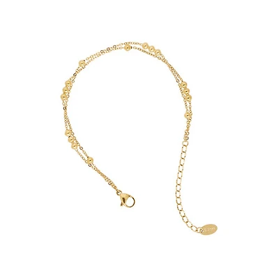 Beaded Dual Layer Bracelet