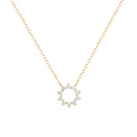 Sun Diamond Necklace