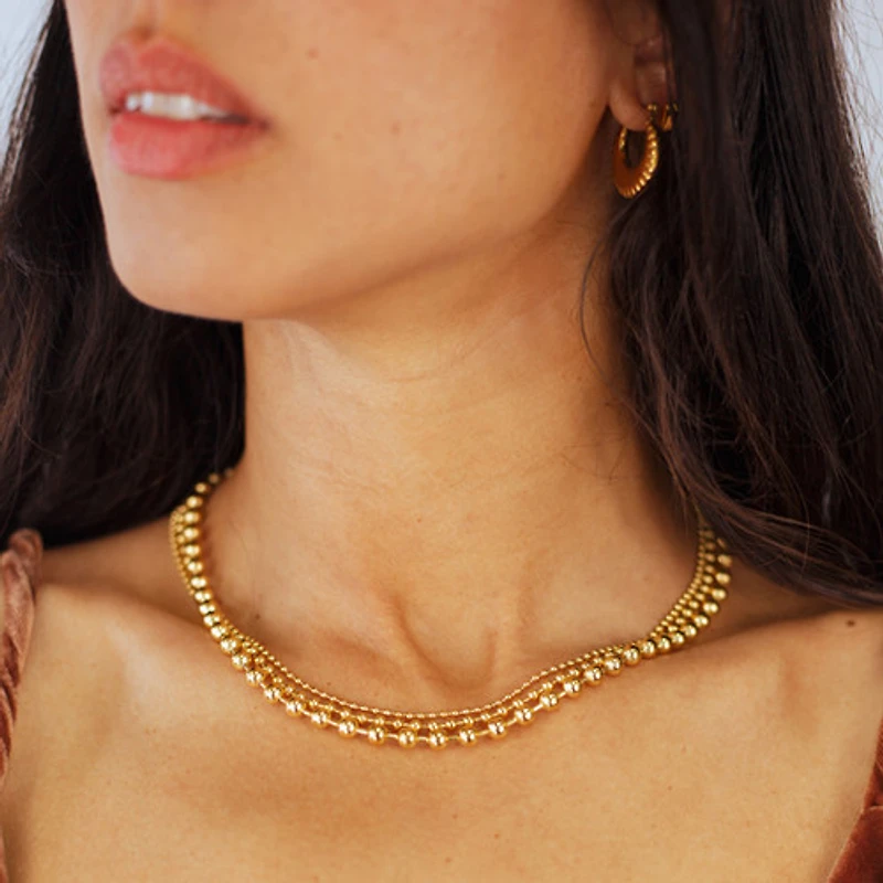 Layered Beaded Necklace