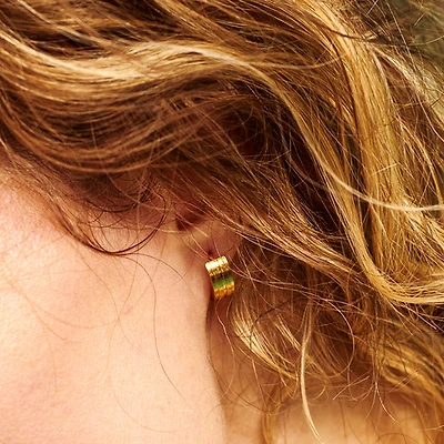 Striped Mini Hoops