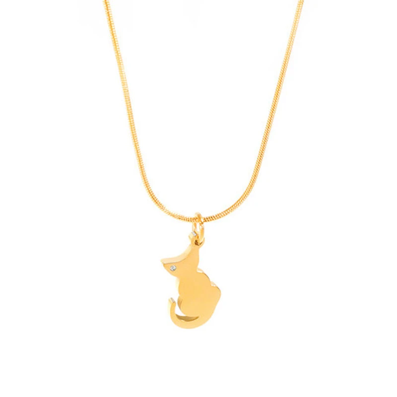 Cat Engravable Necklace