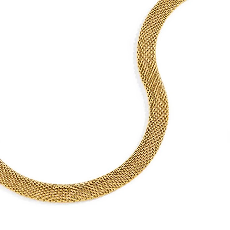 Mesh Flat Choker Necklace