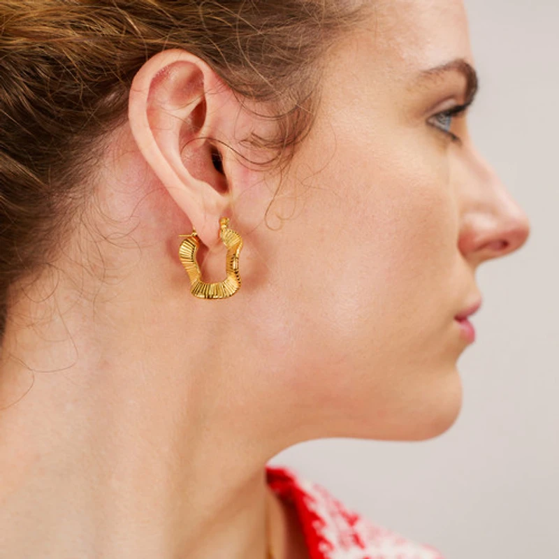 Abstract Eternity Hoops