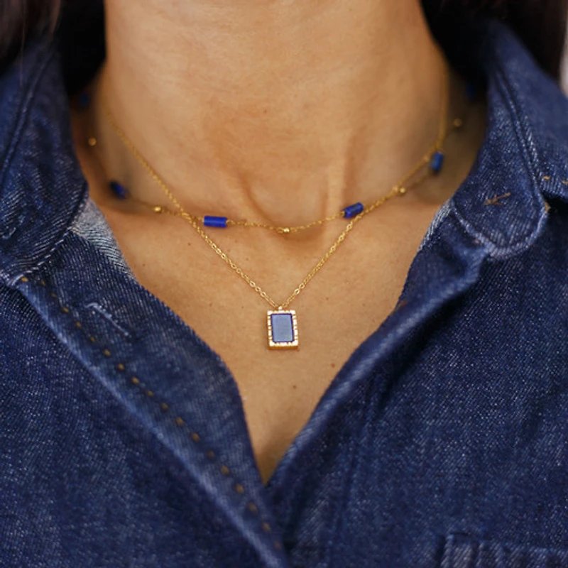 Lapis Lazuli Pendant Necklace