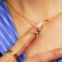 Dual Cross Necklace