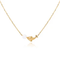 Dolphin Pearl Necklace