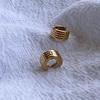 Grooved Pattern Hoops