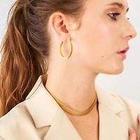 Mesh Flat Choker Necklace