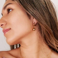 Mini Rain Drop Hoops