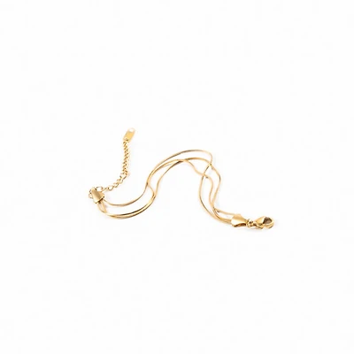 Multi Layer Skinny Chain Bracelet