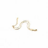 Multi Layer Skinny Chain Bracelet