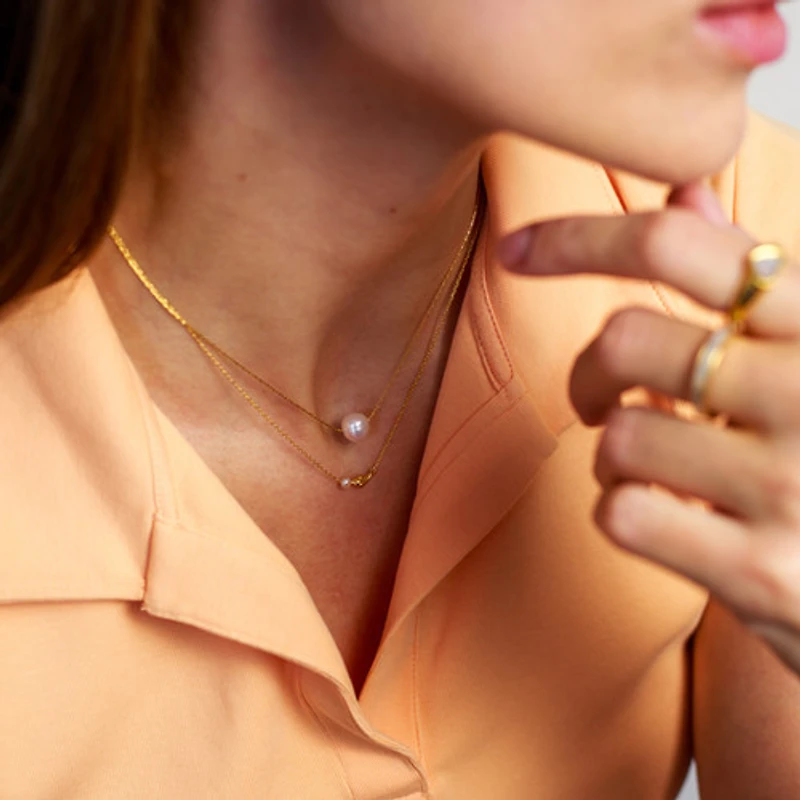 Dolphin Pearl Necklace