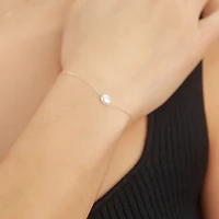 Single Abstract Pearl Bracelet