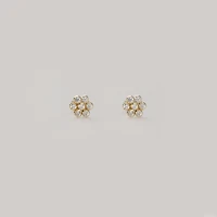 Gem Flower Studs