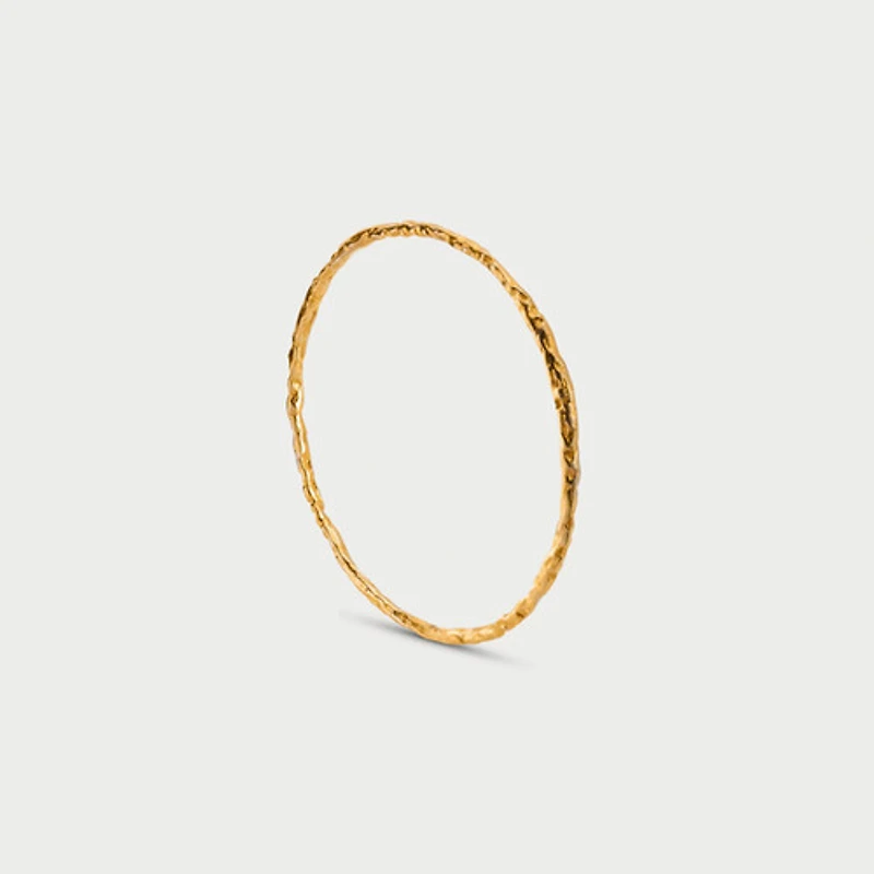 Abstract Thin Stamped Ring