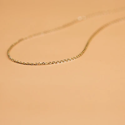 14k Italian Diamond Cut Chain