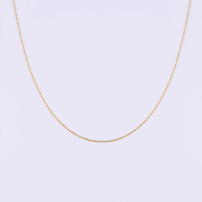 Thin O Shape Chain Necklace