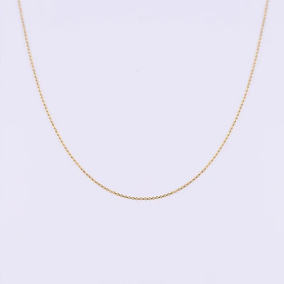 Thin O Shape Chain Necklace