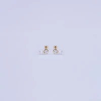 Gem Pearl Studs