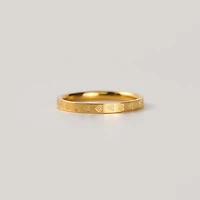 Engraved Heart Ring