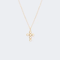 Pearl Cross Necklace