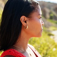 Medium Dome Croissant Hoops