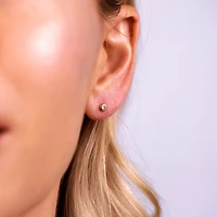 Round Gem Studs