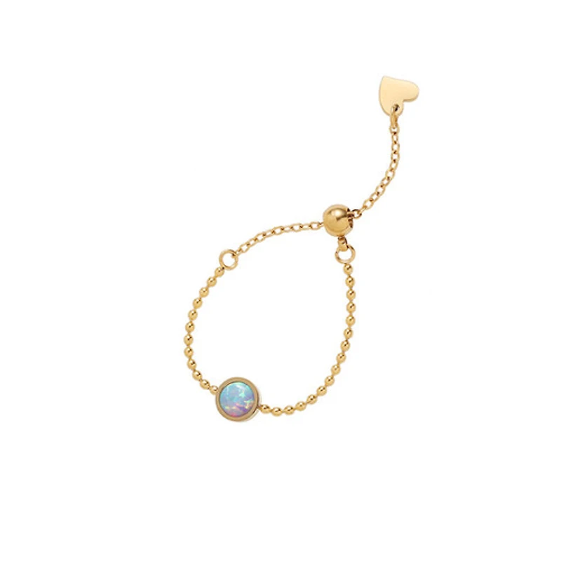 Adjustable Opal Ring