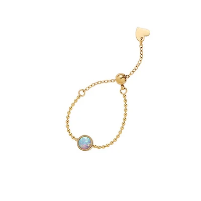 Adjustable Opal Ring