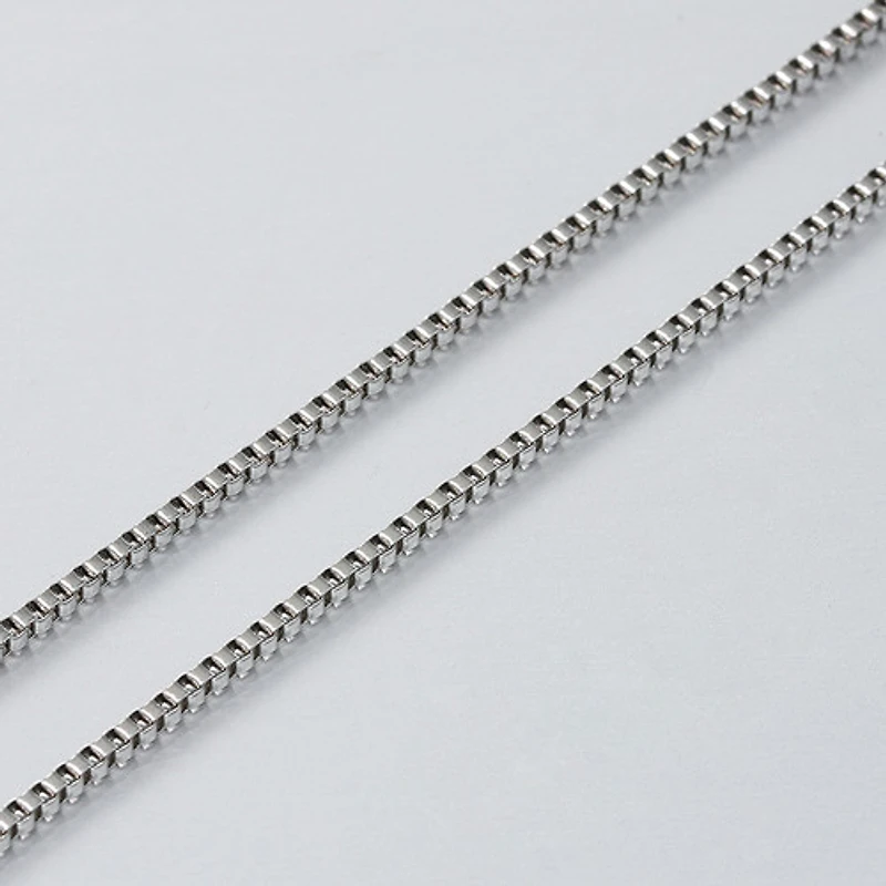Steel Thin Box Chain Bracelet
