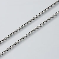 Steel Thin Box Chain Bracelet