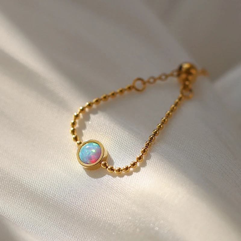Adjustable Opal Ring