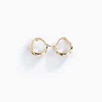 Twisted Latch Mini Hoops