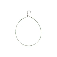 Natural Crystal Necklace (Green Tones)